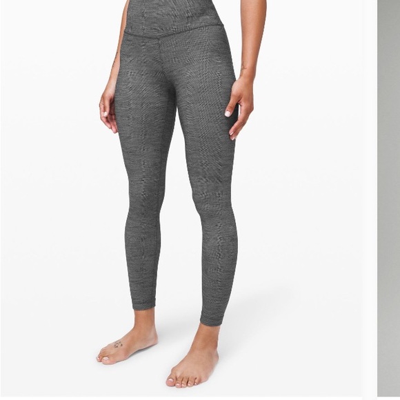 Lululemon Athletica Textured Align High Rise 25’’ Gray Leggings - Picture 1 of 1